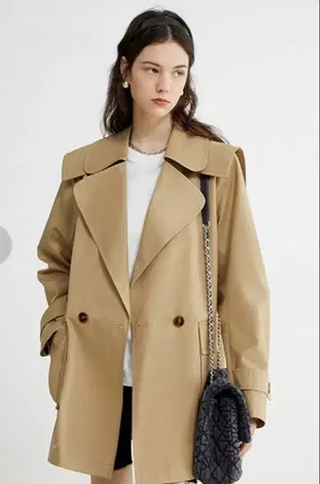 와이드 칼라 미들 기장 트렌치코트 FC22W031 Fano Studios