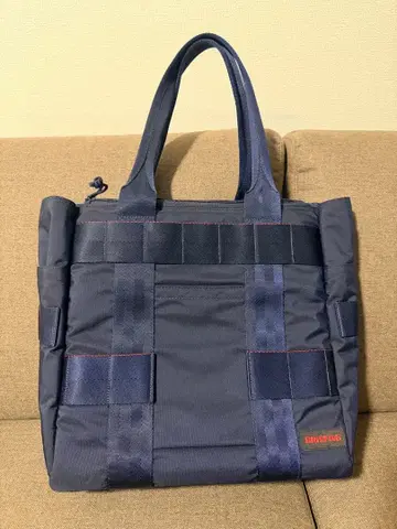 [ 미사용 택 포함 ] BRIEFING 네이비 토트백 미사용 새상품