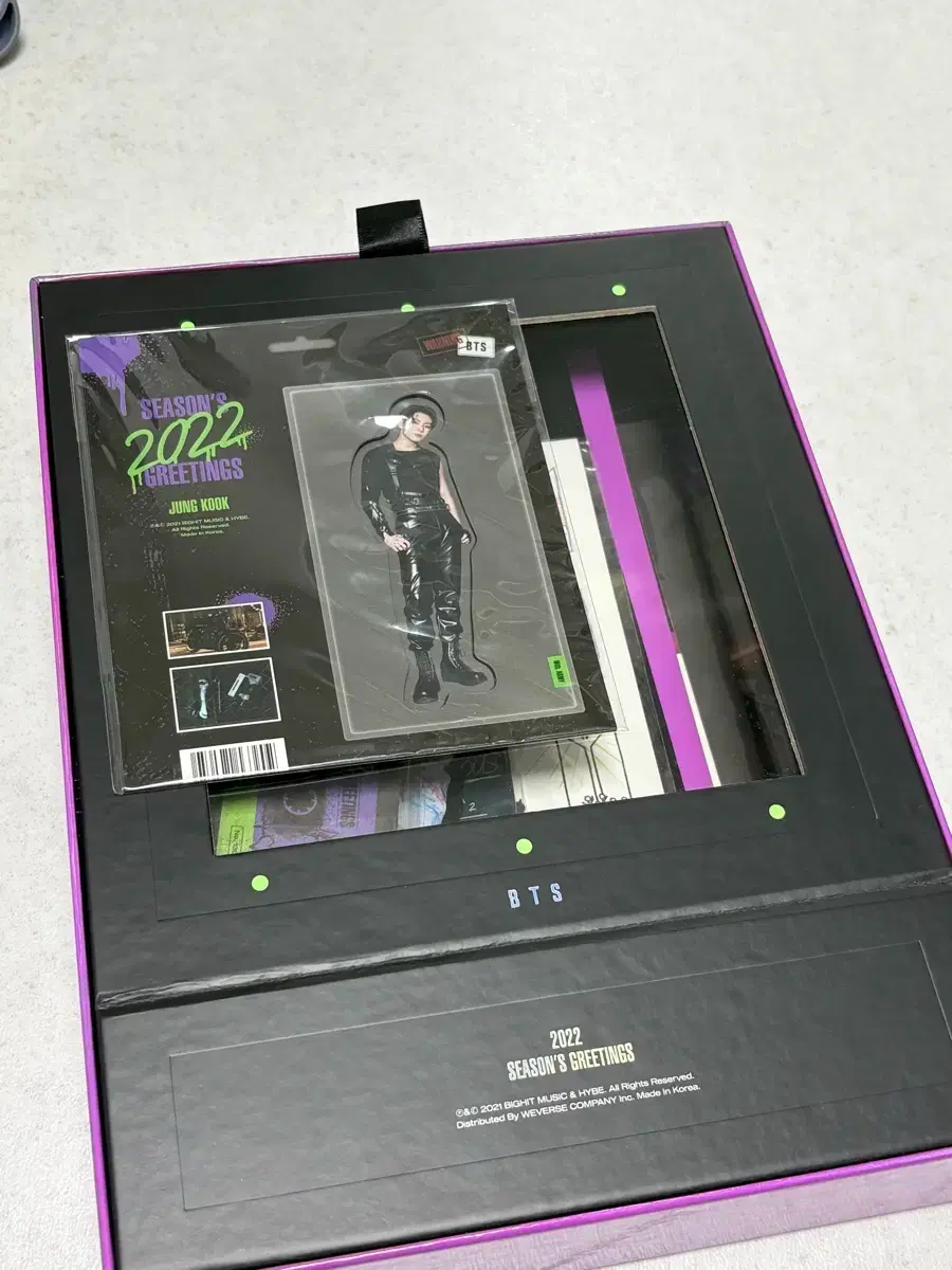 (Full set excluding QR) Bangtan 2022 Season's Greetings