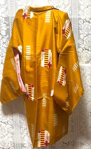 [ 앤티크 레어 ] 메이센 긴 겉옷 순수 실크 겉옷 끈 포함 A525