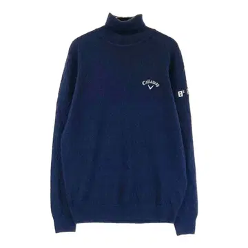 [ 새상품급 ] Callaway 캘러웨이 네이비 골프용 터틀넥 니트
