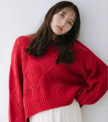 COCO DEAL 하트 무늬 니트