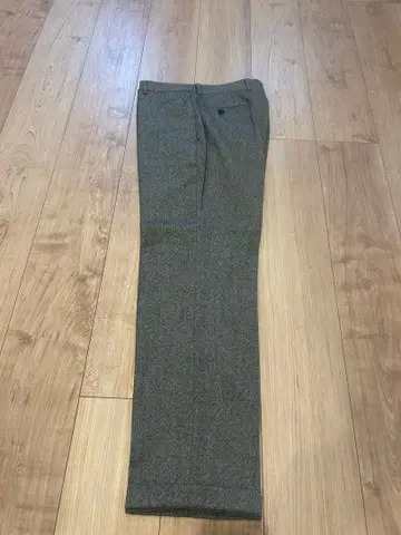 울 100% 그레이 슬랙스 사이즈 79