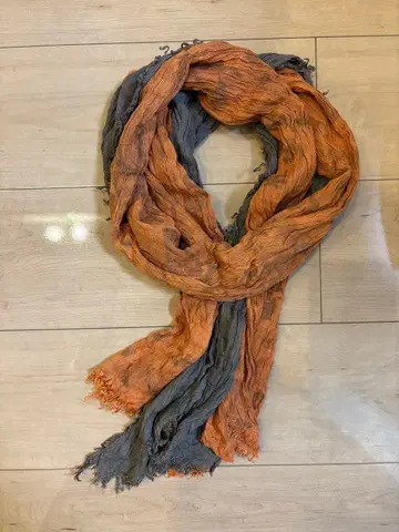 u24_리버서블 스톨 오렌지 그레이 [ junhashimoto ]