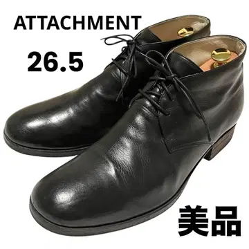 [ 새상품급 ] 어태치먼트 처카 부츠 비브람 블랙 카즈유키 쿠마가이