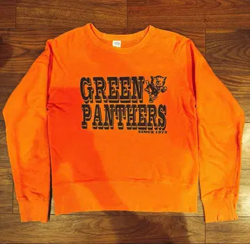 BARNS 오렌지 스웨트 셔츠 S