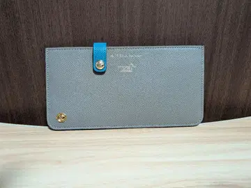 A.D.M.J. (에이디엠제이) 장지갑 얇은 타입 슬림 지퍼 포함