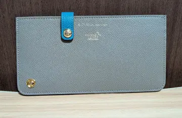 A.D.M.J. (에이디엠제이) 장지갑 얇은 타입 슬림 지퍼 포함