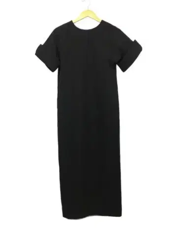 반팔 원피스/1/폴리에스테르/BLK/무지/09wf0224084/