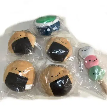 닛코리노 봉제 인형 마스코트 음식 화과자