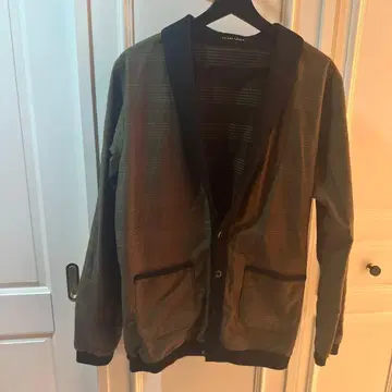 FRANK LEDER 체크 무늬 가디건