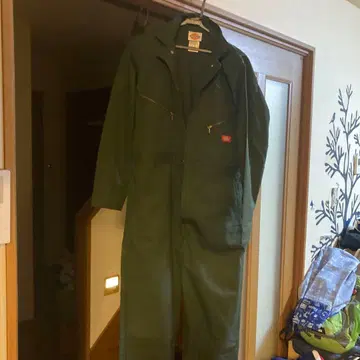 Dickies 다크 그린 오버롤 40