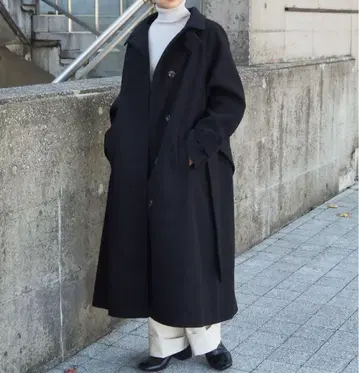 tiptop 2WAY 스텐 칼라 롱 코트