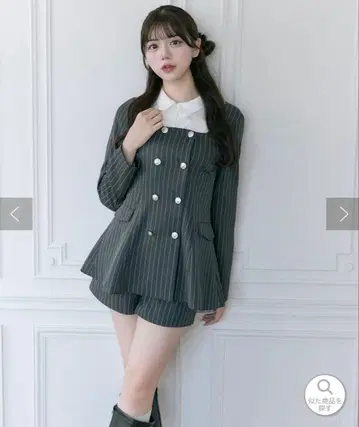 Belle Charme 클래시컬 프릴 칼라 자켓