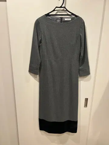 Kamakura Shirts 그레이 칠부 소매 원피스