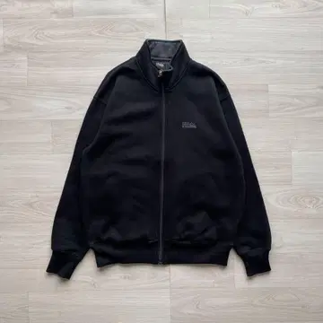 FIRST DOWN 블랙 플리스 자켓 남성용 M