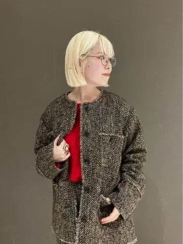 FREAK'S STORE/The Yarn. 믹스 트위드 자켓