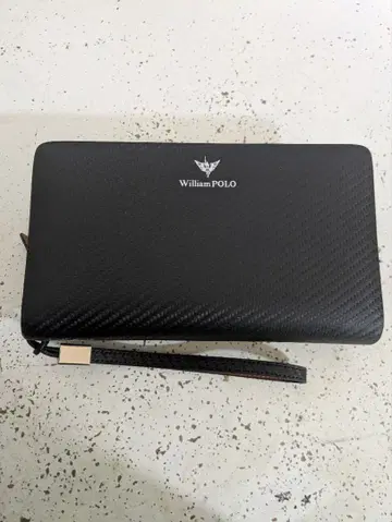 William POLO 블랙 장지갑