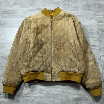 퀼팅 가죽 자켓 충전솜 봄버 자켓 돈피 피그 레더