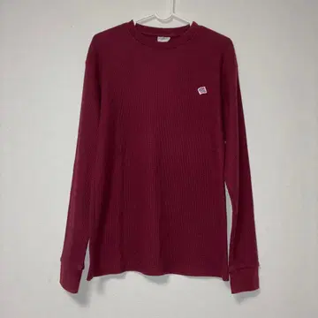 JEMORGAN LONG JOHNS 와플 긴팔 티셔츠 버건디