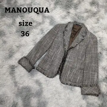 [ MANOUQUA ] 마노크 트위드 세레모니 자켓