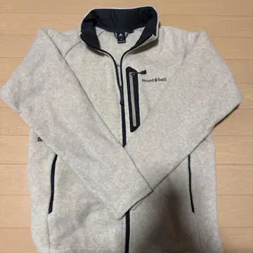 몽벨 mont-bell 크리마플러스 200 아이보리 플리스 자켓