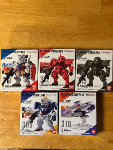 GUNDAM CONVERGE 피규어 5체 세트