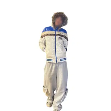 헤이세이 갸루 y2k 다운 자켓 퍼 포함 시크 스타일 화이트