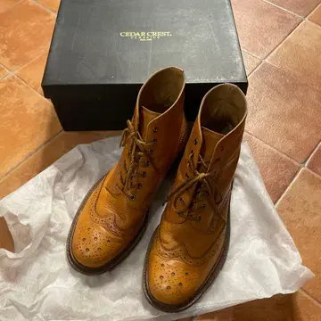 CEDAR CREST C-907 브라운 가죽 부츠