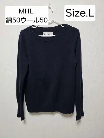 MHL. 블랙 니트 스웨터