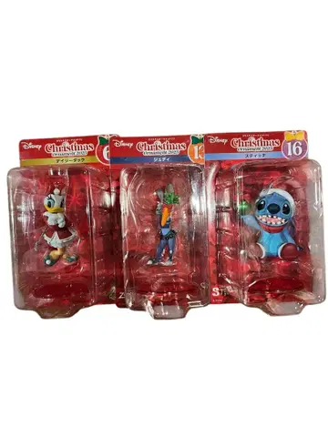 디즈니 크리스마스 오너먼트 복권 3체 세트