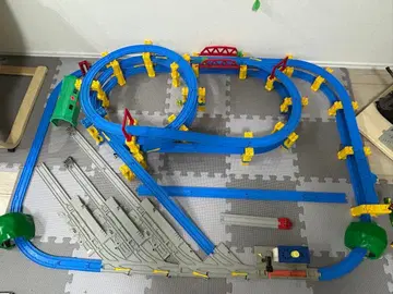 프라레일 레이아웃 역 건널목 늘어나는 터널 전차대 가선주