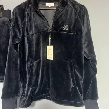 하프 집업 플리스 자켓 M 네이비