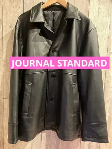 [ 새상품 ] JOURNAL STANDARD / 가죽 자켓 카 코트