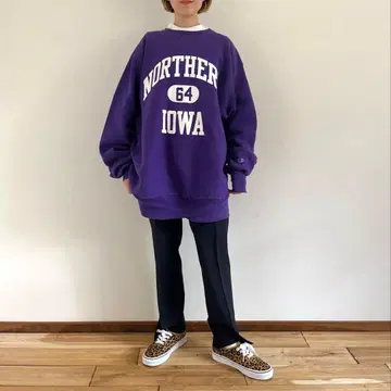 90 s champion Reverse Weave IOWA purple