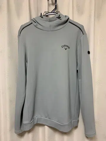 [ 새상품급 ] Callaway 후드 부착 긴팔 속기모 L 그레이