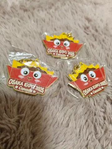 간사이 만박 2025 EXPO 2025 캐나다관 키링 3종 세트