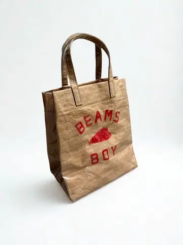 BEAMS BOY BB 로고 샵 백