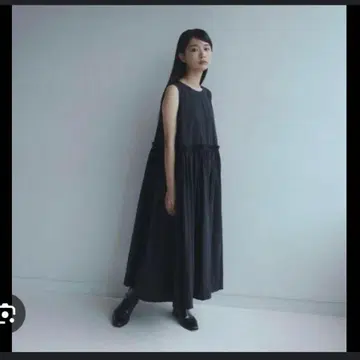 foufou 나일론 프릴 드레스 원피스