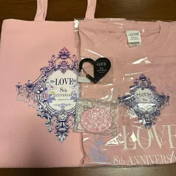 이코럽 8주년 투어 프레티켓 굿즈 핑크