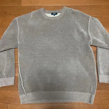 BEAMS HEART 그레이 크루넥 스웨터 L