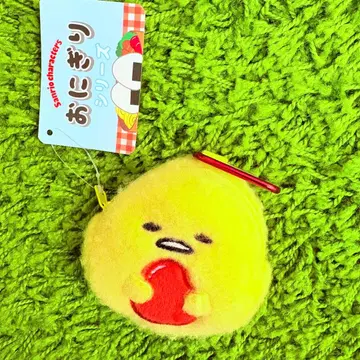 구데타마 코인 케이스 카라비너 달린 동전 지갑 오니기리 시리즈 산리오