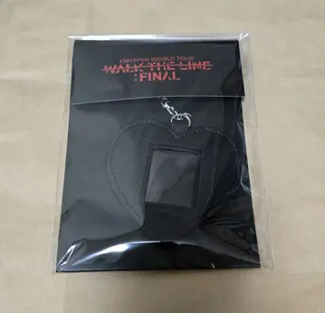 미개봉 새상품 ENHYPEN 미니 사진 홀더 가죽 키링