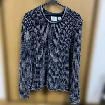 REPLAY 크루넥 코튼 풀오버 니트 스웨터