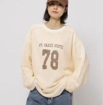 [택 포함 새상품] niko and - 니코앤드 2WAY 넘버링 풀오버