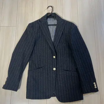 Rattle Trap 다크 그레이 스트라이프 테일러드 자켓 L 사이즈