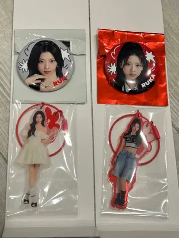 BABYMONSTER RUKA 아크릴 키링 캔뱃지 세트