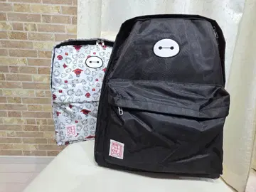 베이맥스 백팩 블랙 캐릭터