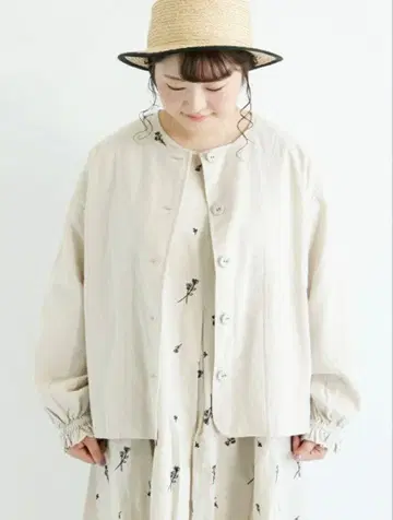 SM2 린넨면 기모 숏 자켓