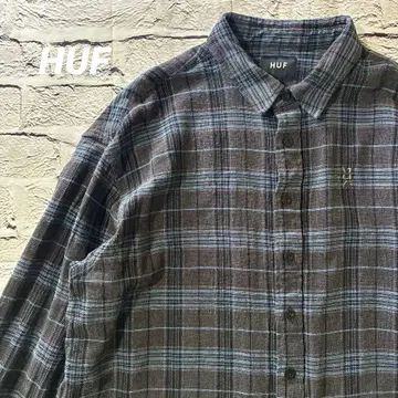 [ 새상품급 ] HUF MEGABLAST PLAID LS SHIRT XL
